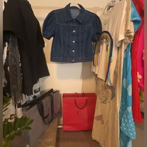 Denim Top with Bottoms.